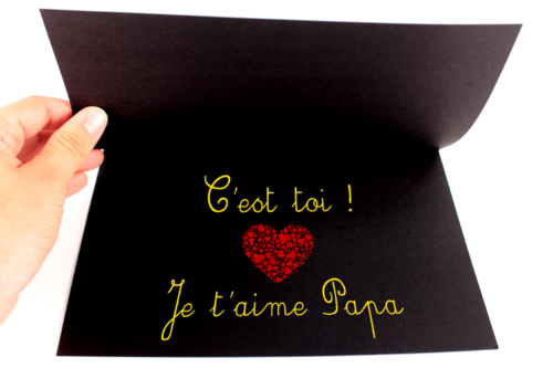 Carte noeud papillon